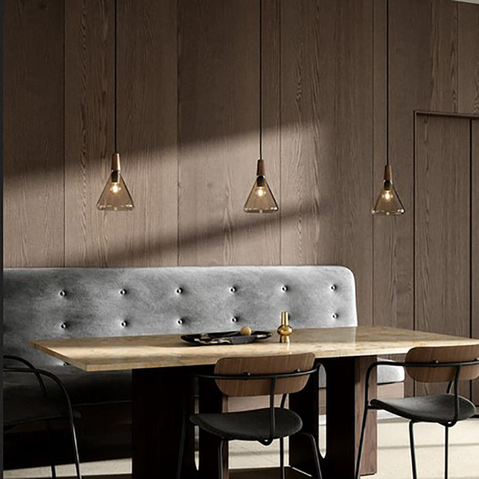 Buy Pendant Lights Australia Nori Pendant Light W180mm Smoked Glass - 2120843047