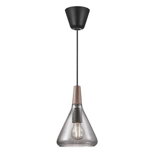Buy Pendant Lights Australia Nori Pendant Light W180mm Smoked Glass - 2120843047