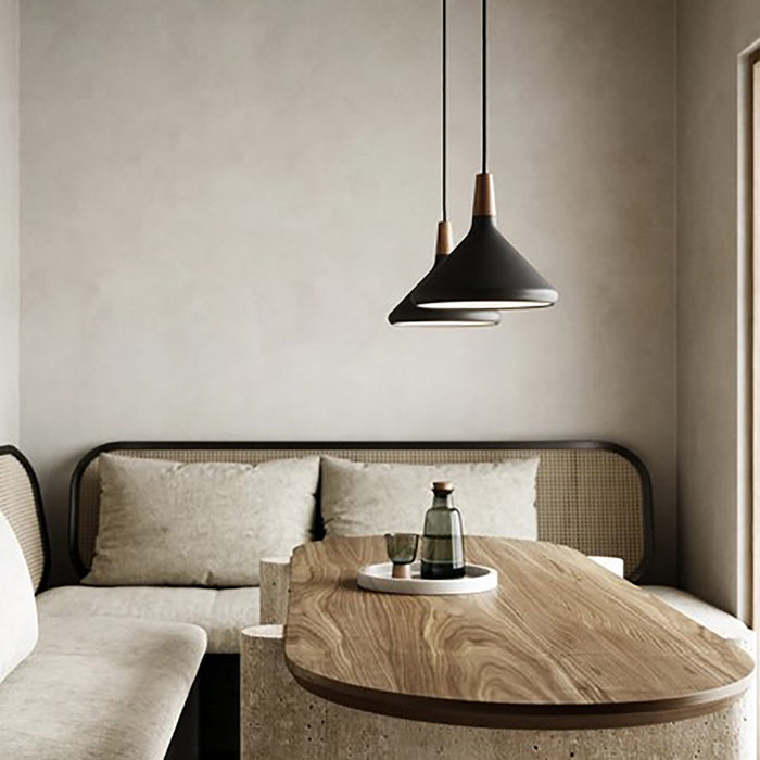 Buy Pendant Lights Australia Nori Pendant Light W270mm Black Metal - 2120813003