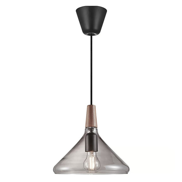 Buy Pendant Lights Australia Nori Pendant Light W270mm Smoked Glass - 2120853047