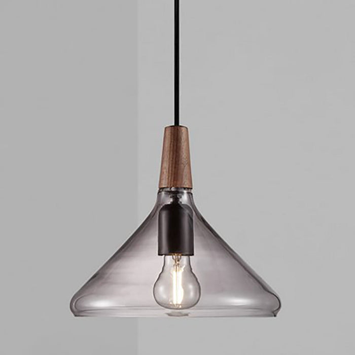 Buy Pendant Lights Australia Nori Pendant Light W270mm Smoked Glass - 2120853047