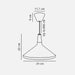 Buy Pendant Lights Australia Nori Pendant Light W390mm Copper Metal - 2120823030
