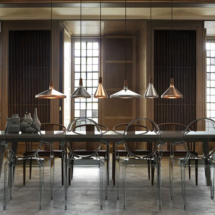 Buy Pendant Lights Australia Nori Pendant Light W390mm Brushed Steel Metal - 2120823032
