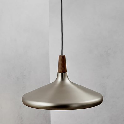 Buy Pendant Lights Australia Nori Pendant Light W390mm Brushed Steel Metal - 2120823032