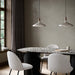 Buy Pendant Lights Australia Nori Pendant Light W390mm Brushed Steel Metal - 2120823032