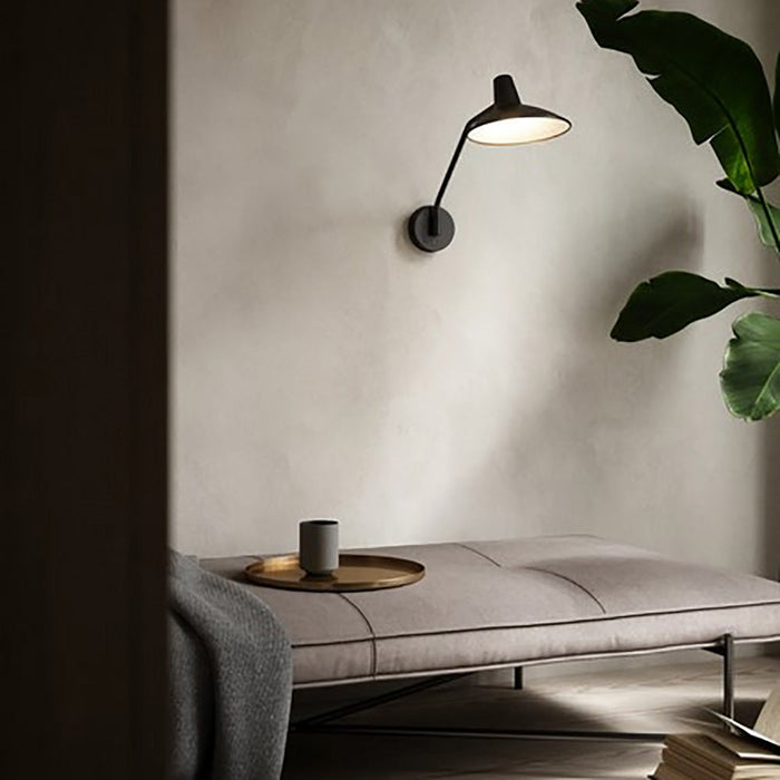 Buy Bedside Reading Lights Australia Darci Bedside Reading Light Black Metal - 2120551003