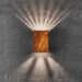 Buy Up / Down Wall Lights Australia Fold Up & Down Wall 2 Lights W105mm Corten 3000K - 2019041038