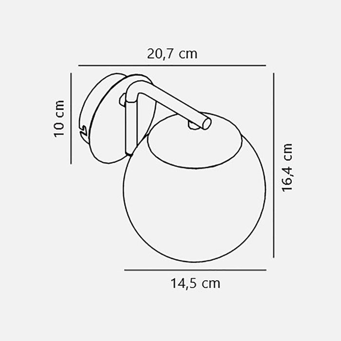 Buy Wall Sconce Australia Grant Wall Sconce Brass Metal - 47091025