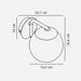 Buy Wall Sconce Australia Grant Wall Sconce Brass Metal - 47091025