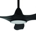 Buy DC Ceiling Fans With Light Australia Noosa 52" DC Fan ABS Light Matt Black - 202969