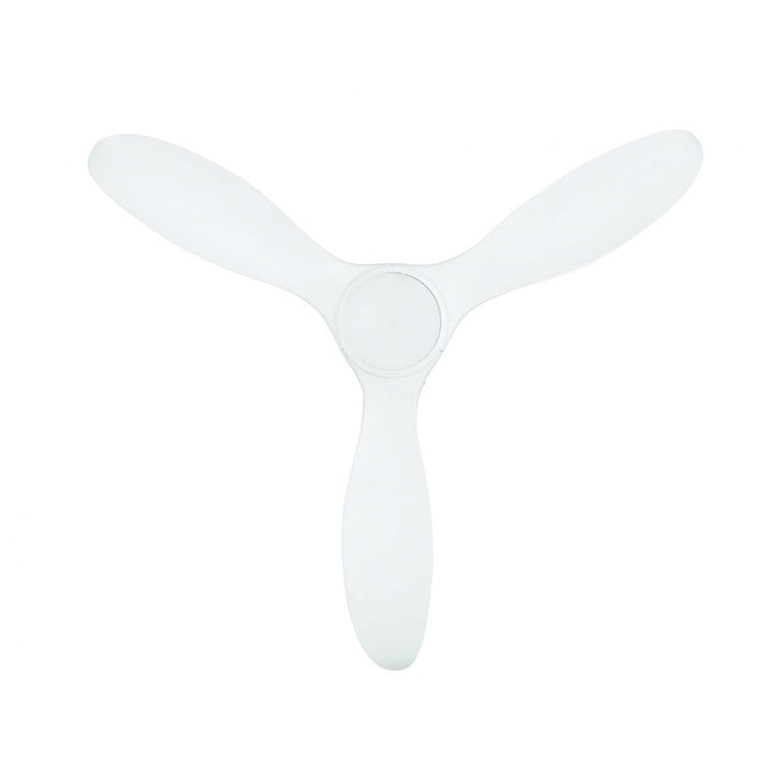 Buy DC Ceiling Fans With Light Australia Noosa 52" DC Fan ABS Light Matt White - 202971