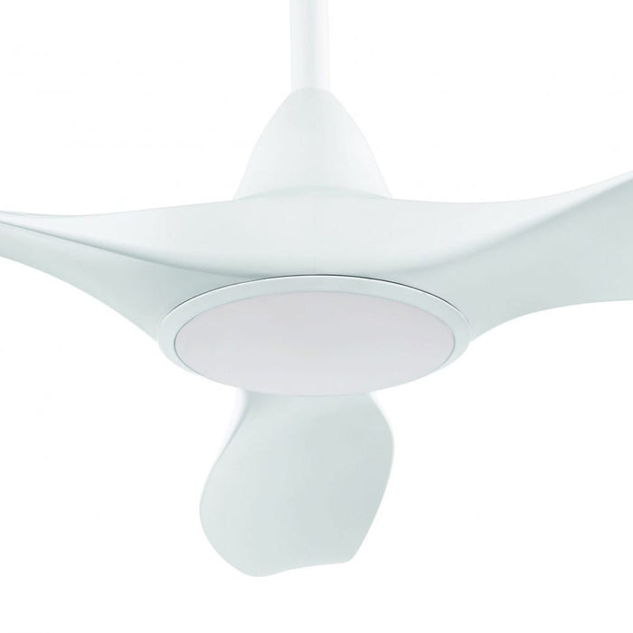 Buy DC Ceiling Fans With Light Australia Noosa 52" DC Fan ABS Light Matt White - 202971