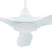 Buy DC Ceiling Fans With Light Australia Noosa 52" DC Fan ABS Light Matt White - 202971