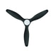 Buy DC Ceiling Fans With Light Australia Noosa 60" DC Fan ABS Light Matt Black - 202972