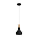 Buy Pendant Lights Australia Sabinar 1 Light Pendant Small Black Steel - 203191N