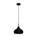 Buy Pendant Lights Australia Sabinar 1 Light Pendant Medium Black Steel - 203192N