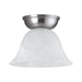 Buy DIY Batten Fix Lights Australia Murcia DIY Batten Fix Light Satin Nickel & White 170mm - 203337
