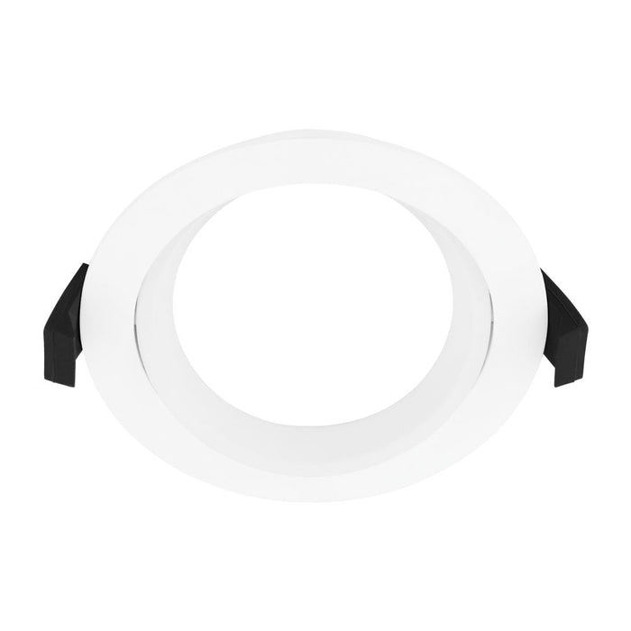 Buy Downlight Frames Australia Gimbal Trim Recessed Matt White Roystar - 203377