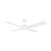 Buy AC Ceiling Fans Australia Bondi 48" White AC ABS Ceiling Fan - 203619