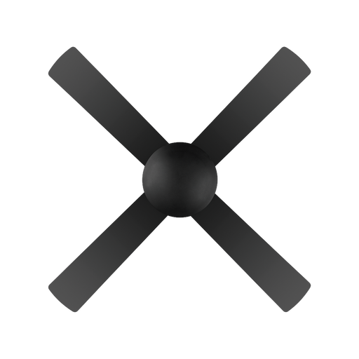 Buy AC Ceiling Fans Australia Bondi 48" Black AC ABS Ceiling Fan - 203621