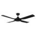 Buy AC Ceiling Fans Australia Bondi 52" AC ABS Ceiling Fan Black - 203625
