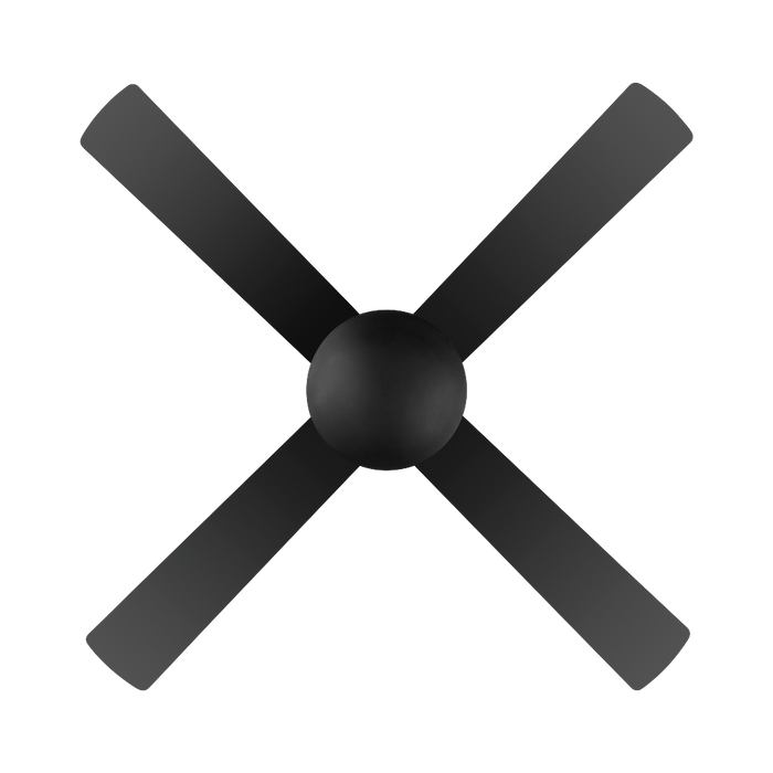 Buy AC Ceiling Fans Australia Bondi 52" AC ABS Ceiling Fan Black - 203625