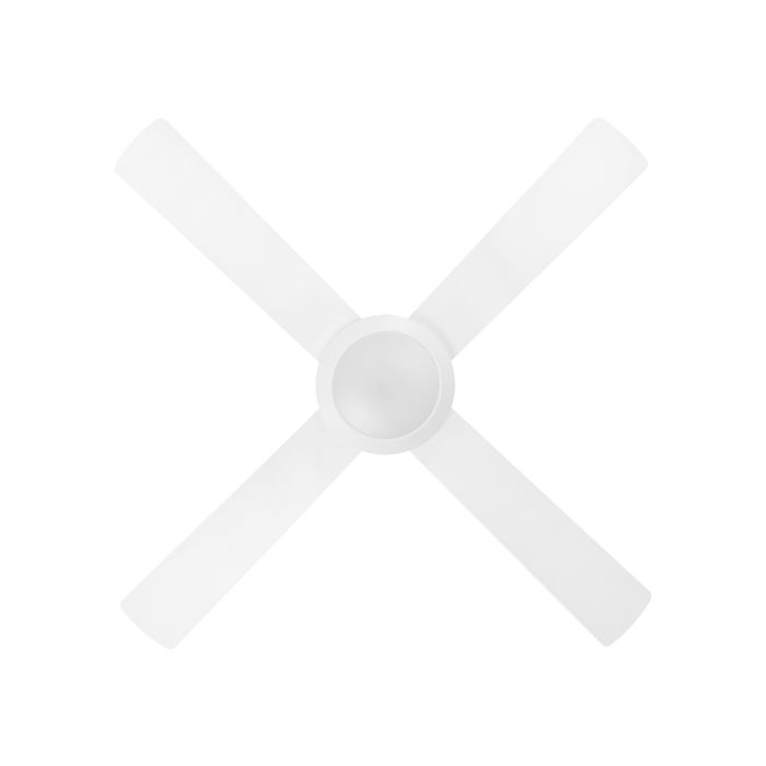 Buy AC Ceiling Fans Australia Bondi 52" LED 20W AC ABS Ceiling Fan White - 203626