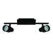 Buy Spotlights Australia Davida 2 Light Spotlight 4000K Matt Black - 204327