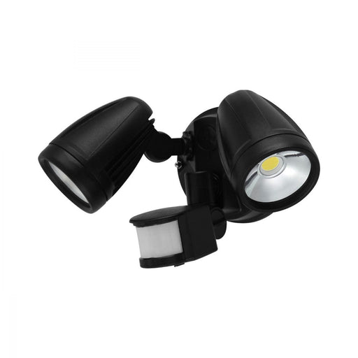 Buy Security Wall Lights Australia Chopper 2 Light Security Wall Light Sensor Black - 204394