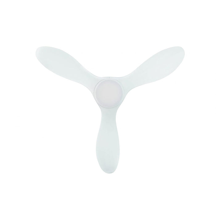 Buy DC Ceiling Fans With Light Australia Noosa 46" DC Fan ABS Light Matt White - 204801