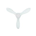 Buy DC Ceiling Fans With Light Australia Noosa 46" DC Fan ABS Light Matt White - 204801
