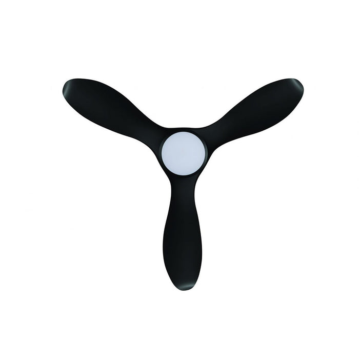 Buy DC Ceiling Fans With Light Australia Noosa 46" DC Fan ABS Light Matt Black - 204802