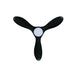 Buy DC Ceiling Fans With Light Australia Noosa 46" DC Fan ABS Light Matt Black - 204802