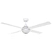 Buy DC Ceiling Fans With Light Australia Stradbroke DC Ceiling Fan 52" With E27 Light Matt White - 20491201