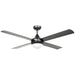 Buy DC Ceiling Fans With Light Australia Stradbroke DC Ceiling Fan 52" With E27 Light Matt Black - 20491202
