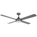 Buy DC Ceiling Fans With Light Australia Stradbroke DC Ceiling Fan 52" With LED Light Titanium - 20491704