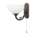 Buy Wall Sconce Australia Savoy 1 Light Wall Light Oil Rubbed Bronze / White - 204955