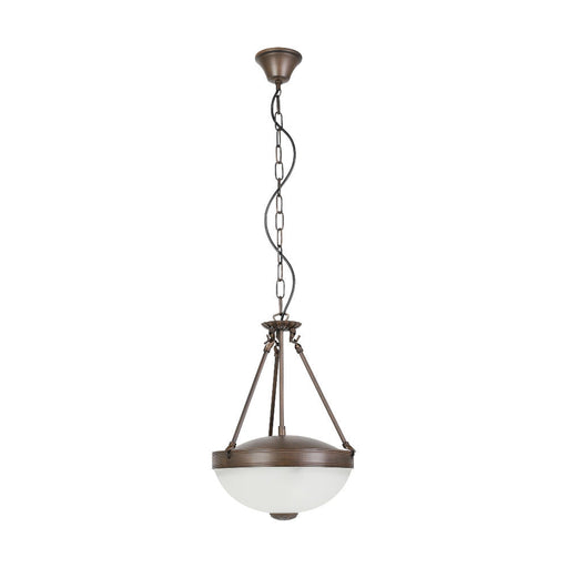 Buy Pendant Lights Australia Savoy 2 Light Pendant Oil Rubbed Bronze / White - 204956