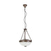 Buy Pendant Lights Australia Savoy 2 Light Pendant Oil Rubbed Bronze / White - 204956