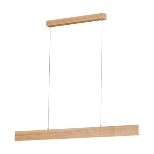 Buy LED Pendants Australia Climene 2 LED Pendant 21W L1170mm TRI Colour Oak Wood - 205015