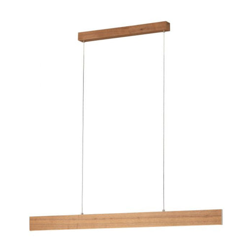 Buy LED Pendants Australia Climene 2 LED Pendant 21W L1170mm TRI Colour Walnut Wood - 205016