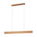 Buy LED Pendants Australia Climene 2 LED Pendant 21W L1170mm TRI Colour Walnut Wood - 205016