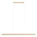 Buy LED Pendants Australia Climene 2 LED Pendant 32.4W L2400mm TRI Colour Oak Wood - 205019