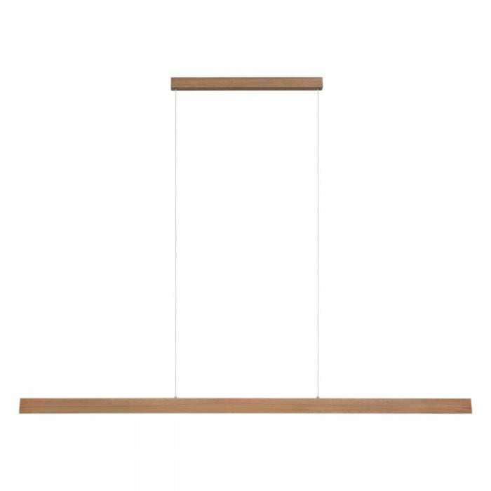 Buy LED Pendants Australia Climene 2 LED Pendant 32.4W L2400mm TRI Colour Walnut Wood - 205021