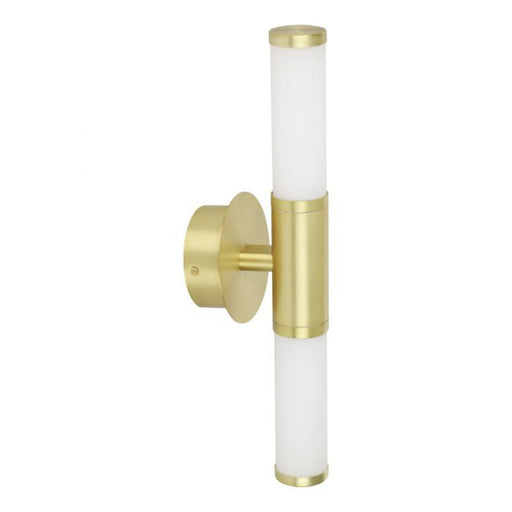 Buy Wall Sconce Australia Palmera 1 LED Wall Light 2x4.5W Brass-Matt Steel - 205024