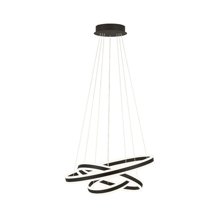 Buy LED Pendants Australia Tonarella 177W LED Pendant Black / Satined - 205027