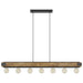 Buy Island Pendant Lights Australia Layham 7 Light Pendant 60W Brown Wood - 205157