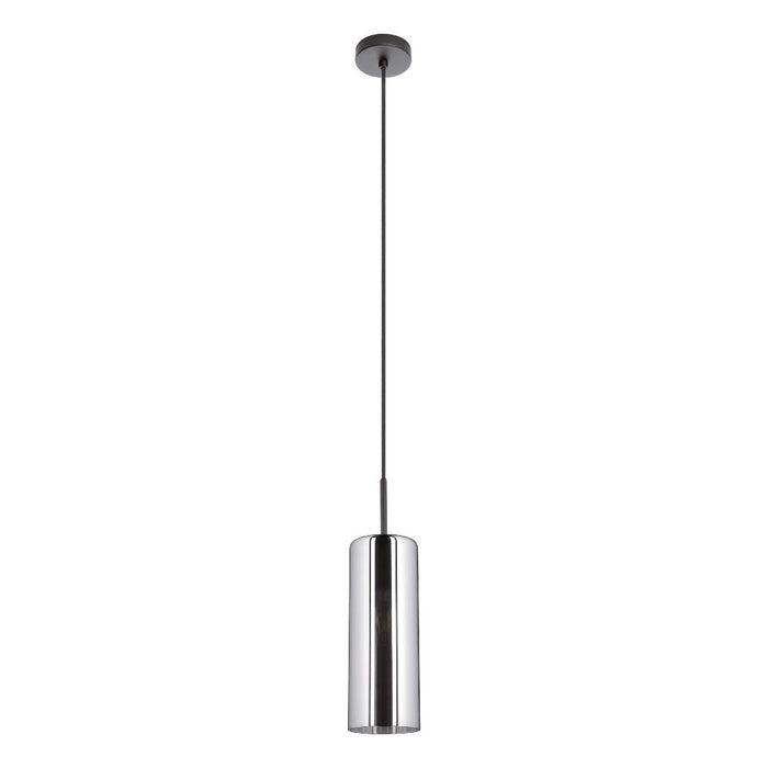 Buy Pendant Lights Australia Selvino 1 Light Pendant Black Transparent - 205159N