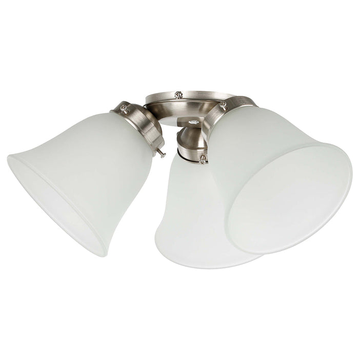 Buy Fan Accessories Australia Light Kit For Waikiki AC Fan Satin Nickel - 20518408