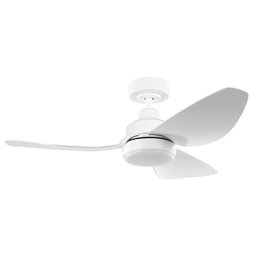 Buy DC Ceiling Fans With Light Australia Torquay 42" DC Fan Matt White With 20W TRI Colour LED - 20522601